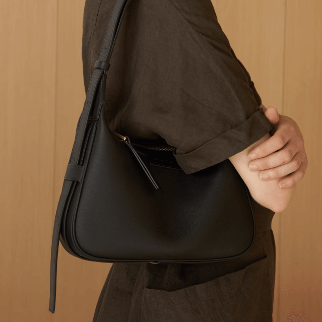 Sway Crossbody Bag in Khaki Green Plantation Leather