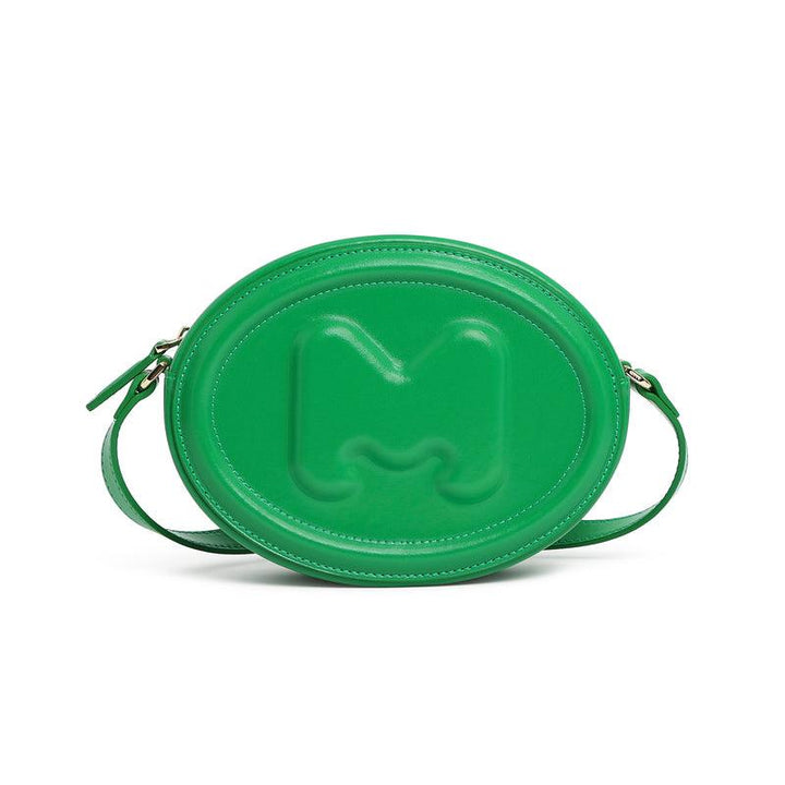 M-shaped Print Oval Mini Bag - EnchantéCarry