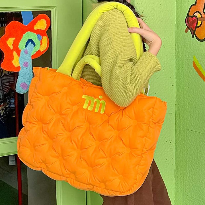 Orange-flavored Pillows Tote Bag - EnchantéCarry